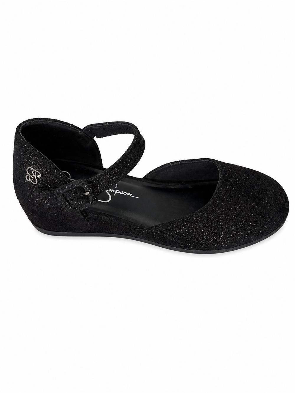 Jessica Simpson Black Glitter Mary Jane Shoes – Women’s Size 5 - Picture 3 of 6